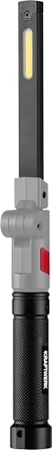 KRAFTWERK LED Arbeitsleuchte | Stablampe mit 3 Lichtquellen, 9h Laufzeit| Arbeitslampe 180° schwenkbar | Werkstattlampe LED mit Magnetfuß Werkstattleuchte Art. Nr.: 701.001.007 von KRAFTWERK