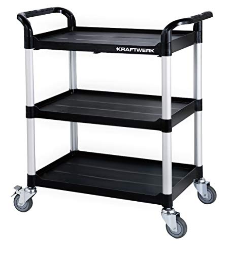 KRAFTWERK Montagewagen | Rollwagen Werkstatt mit 3 Ebenen | Servicewagen mit 4 Lenkrollen, 2 Mit Bremse | Tischwagen | KRAFTWERK Werkzeugwagen Art. Nr. 3912 KRAFTWERK Montagewagen | Rollwagen Werkstatt mit 3 Ebenen | Servicewagen mit 4 Lenkrollen, 2 Mit Bremse | Tischwagen | KRAFTWERK Werkzeugwagen Art. Nr. 3912 von KRAFTWERK
