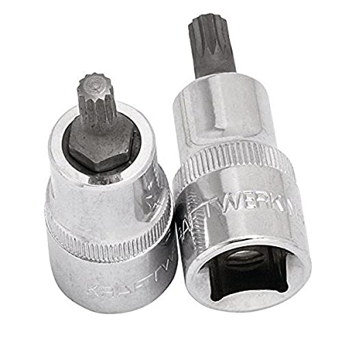 Kraftwerk 1/2" Vielzahn-Bit-Stecknuss M6 von KRAFTWERK