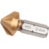 Kegelsenker-Bit, hss, 12,4 mm x 90°, 1/4 x 25 mm von KRAFTWERK