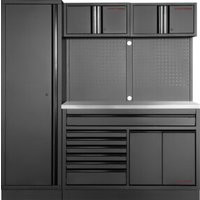 Kraftwerk MOBILIO BLK 2er Kombi breit, Lochwand, Edelstahl Kraftwerk MOBILIO BLK 2er Kombi breit, Lochwand, Edelstahl von KRAFTWERK