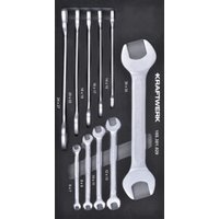 Kraftwerk Maulschlüssel Satz 10-tlg. 20x40 Einlage Kraftwerk Maulschlüssel Satz 10-tlg. 20x40 Einlage von KRAFTWERK