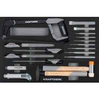Kraftwerk Schlagwerkzeug-/Schneidwerkzeug-/Feilen-Einlagen 27-tlg. von KRAFTWERK