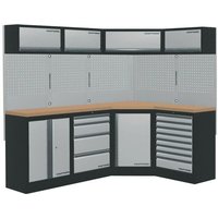 Kraftwerk - mobilio 4er Kompakt-Kombi mit Lochwand, Buche Multiplex Kraftwerk - mobilio 4er Kompakt-Kombi mit Lochwand, Buche Multiplex von KRAFTWERK