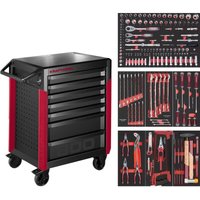 PRO LINE Werkstattwagen PT800 7 Schubladen 189-tlg. von KRAFTWERK