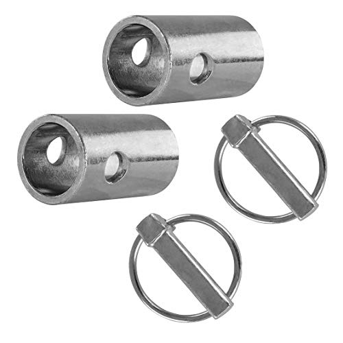 2x Unterlenker Reduzierbuchse | Reduzierhülse | von Kat 3 auf Kat 2 | mit Bohrung & 2x Klappsplint | 11x55 mm | SET | Unterlenker | Kategorie | Dreipunkt | Traktor | Euroaufnahme | Bolzen | Sicherung von KRAGRAR