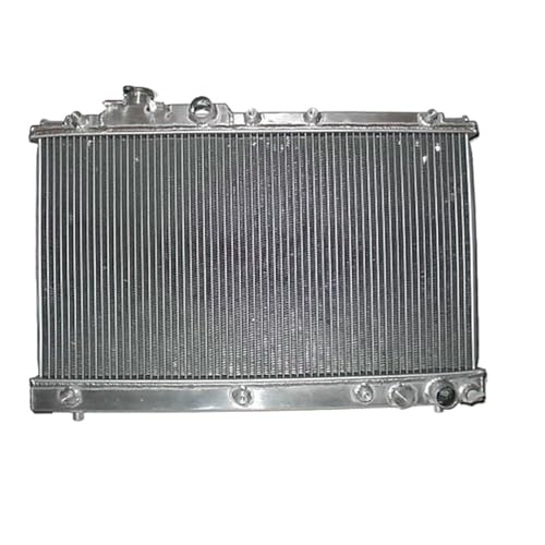 2-reihiger Aluminium-Kühler, kompatibel mit Toyota 1994–1999 Celica ST205 Turbo 4WD GT-Four 3S-GTE I4 GT4 All-Trac MT 2-reihiger Aluminium-Kühler, kompatibel mit Toyota 1994–1999 Celica ST205 Turbo 4WD GT-Four 3S-GTE I4 GT4 All-Trac MT von KRALPOTIX