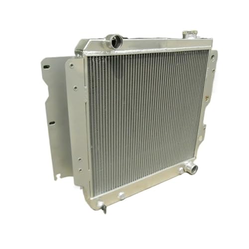 ALLE 3 REIHEN ALUMINIUMKÜHLER + LÜFTER Kompatibel mit JEEP 1987-2006 WRANGLER YJ UND TJ CHEVY MOTOREN von KRALPOTIX