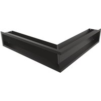 Eck-Lüftungsgitter LUFT 56x56x12 schwarz Slim Eck-Lüftungsgitter LUFT 56x56x12 schwarz Slim von KRATKI