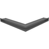 Eck-Lüftungsgitter LUFT 56x56x6 Graphite Slim Eck-Lüftungsgitter LUFT 56x56x6 Graphite Slim von KRATKI