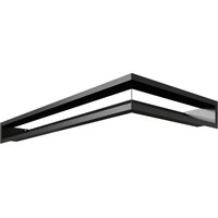 Eck-Lüftungsgitter LUFT links 80x40x9 schwarz Eck-Lüftungsgitter LUFT links 80x40x9 schwarz von KRATKI