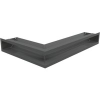 Eck-Lüftungsgitter LUFT rechts 40x60x9 Graphite Slim Eck-Lüftungsgitter LUFT rechts 40x60x9 Graphite Slim von KRATKI