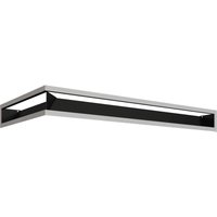 Eck-Lüftungsgitter LUFT rechts 40x80x9 Edelstahl Slim Eck-Lüftungsgitter LUFT rechts 40x80x9 Edelstahl Slim von KRATKI