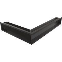 Eck-Lüftungsgitter LUFT rechts 54,7x76,6x12 schwarz Slim Eck-Lüftungsgitter LUFT rechts 54,7x76,6x12 schwarz Slim von KRATKI