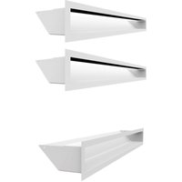 Gerader Pfahlbausatz 3x - Kamin mit gerader Glasscheibe Gerader Pfahlbausatz 3x - Kamin mit gerader Glasscheibe von KRATKI