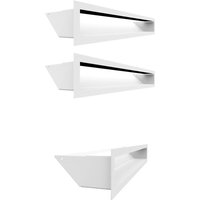 Gerader Pfahlbausatz 3x - Kamin mit gerader Glasscheibe Gerader Pfahlbausatz 3x - Kamin mit gerader Glasscheibe von KRATKI