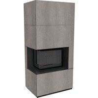 Kaminbausatz KRATKI FLOKI BOX links 8 kW Ø 160 Quarzsinter NATURALI PIETRA DI SAVOIA GRIGIA BOCCIARDATA schwarz Verkleidung Kaminbausatz KRATKI FLOKI BOX links 8 kW Ø 160 Quarzsinter NATURALI PIETRA DI SAVOIA GRIGIA BOCCIARDATA schwarz Verkleidung von KRATKI