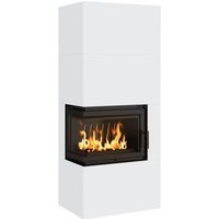 Kaminofen Kratki Simple Box Stahl Weiss links 8 kW Holzofen Bausatz Kamin Kaminofen Kratki Simple Box Stahl Weiss links 8 kW Holzofen Bausatz Kamin von KRATKI