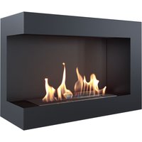 Kratki - Bioethanol Ethanol Kamin Biokamin delta 700 Schwarz Wandkamin Kamin Ofen von KRATKI