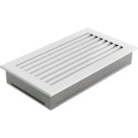 Lüftungsgitter FRESH 17x30 weiß von KRATKI