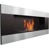 Wandkamin Bioethanol DELTA2 Horizontal TÜV mit Verglasung von KRATKI