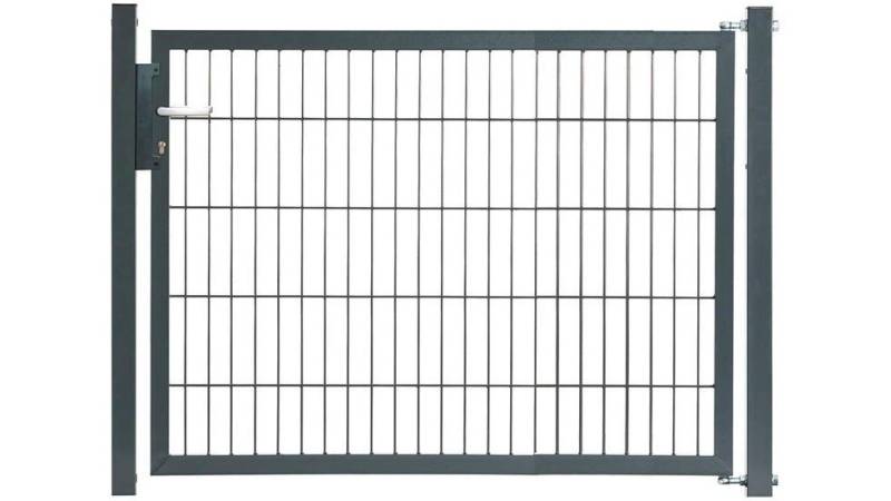 KRAUS Zauneinzeltür Kombitor, BxH: 124,2x100 cm, Komplett inkl. Torpfosten 6x6 cm von KRAUS