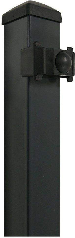 KRAUS Zaunpfosten Modell K mit Klemmhaltern, Zaunpfosten 4x4x150 cm, für Höhe 100 cm von KRAUS