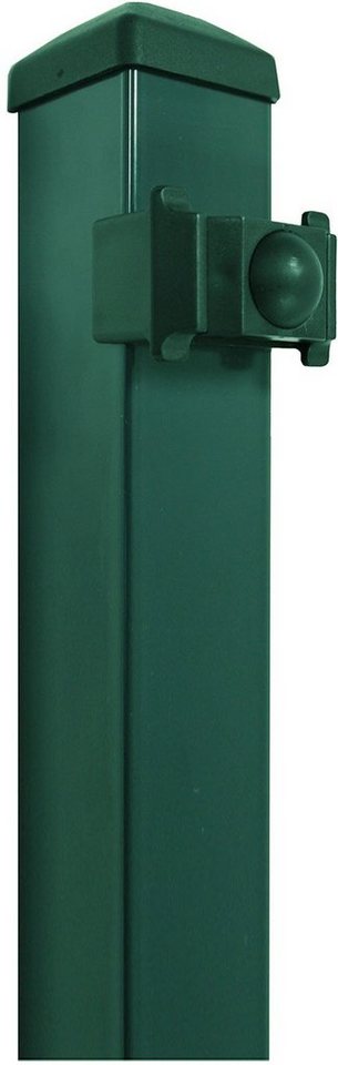 KRAUS Zaunpfosten Modell K mit Klemmhaltern, Zaunpfosten 4x4x200 cm, für Höhe 140 cm von KRAUS