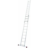 Krause Corda Alu Schiebeleiter Anlegeleiter 2 x 11 Tritte 5,3m 2-teilig Leiter Krause Corda Alu Schiebeleiter Anlegeleiter 2 x 11 Tritte 5,3m 2-teilig Leiter