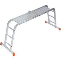 Monto Multimatic Gelenkleiter Plattform 4x3 Tritte Multifunktionsleiter - Krause von KRAUSE