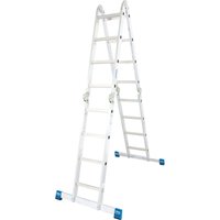 Aluminium-Gelenk-Universalleiter stabilo 5,50 m Doppelstufenleiter - Krause Aluminium-Gelenk-Universalleiter stabilo 5,50 m Doppelstufenleiter - Krause von KRAUSE