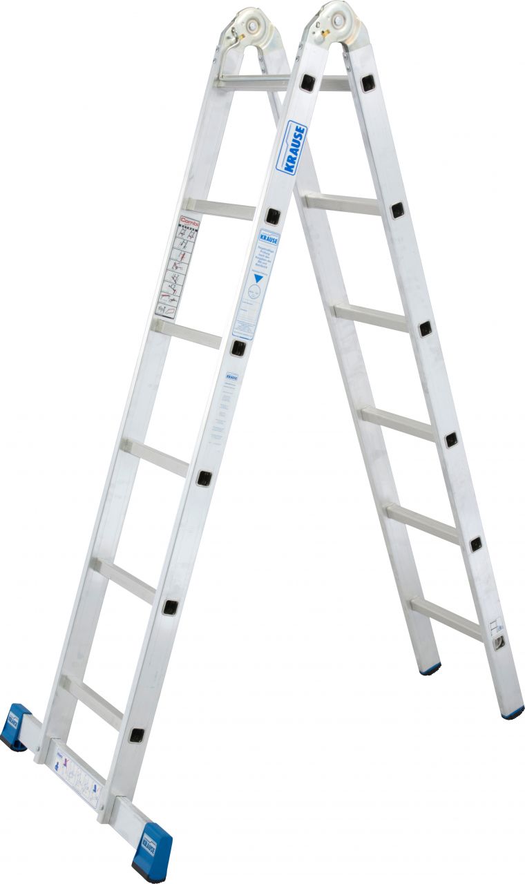 Krause Aluminium-Gelenk-Doppelleiter STABILO 4,40 m von KRAUSE