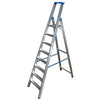 KRAUSE Stehleiter STABILO alu 8 Stufen, H: 275,0 cm von KRAUSE