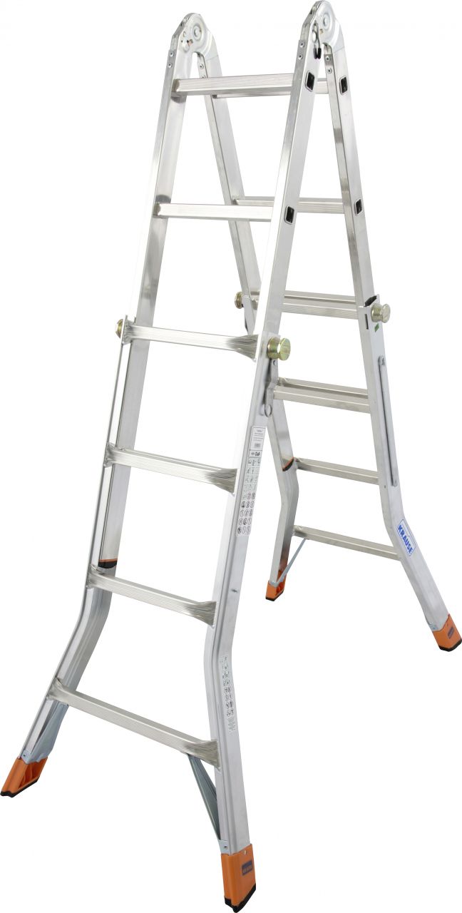 Krause Aluminium-Gelenk-Teleskopleiter MONTO TeleMatic 5 m von KRAUSE