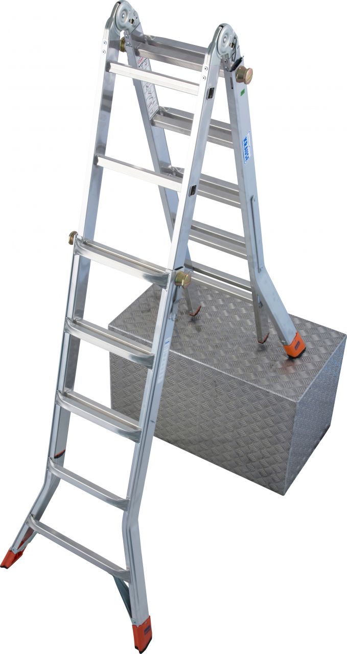 Krause Aluminium-Gelenk-Teleskopleiter MONTO TeleMatic 6,05 m Krause Aluminium-Gelenk-Teleskopleiter MONTO TeleMatic 6,05 m von KRAUSE