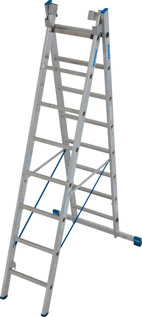 Krause Aluminium-Mehrzweckleiter STABILO mit Treppenfunktion 6,05 m von KRAUSE