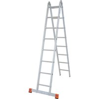 Aluminium-Gelenk-Doppelleiter monto TriMatic 5,50 m Doppelstufenleiter - Krause von KRAUSE