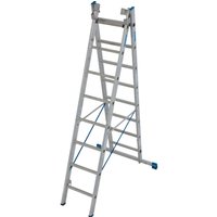 Krause Aluminium-Mehrzweckleiter STABILO mit Treppenfunktion 6,05 m Viel-/ Mehrzweckleiter von KRAUSE