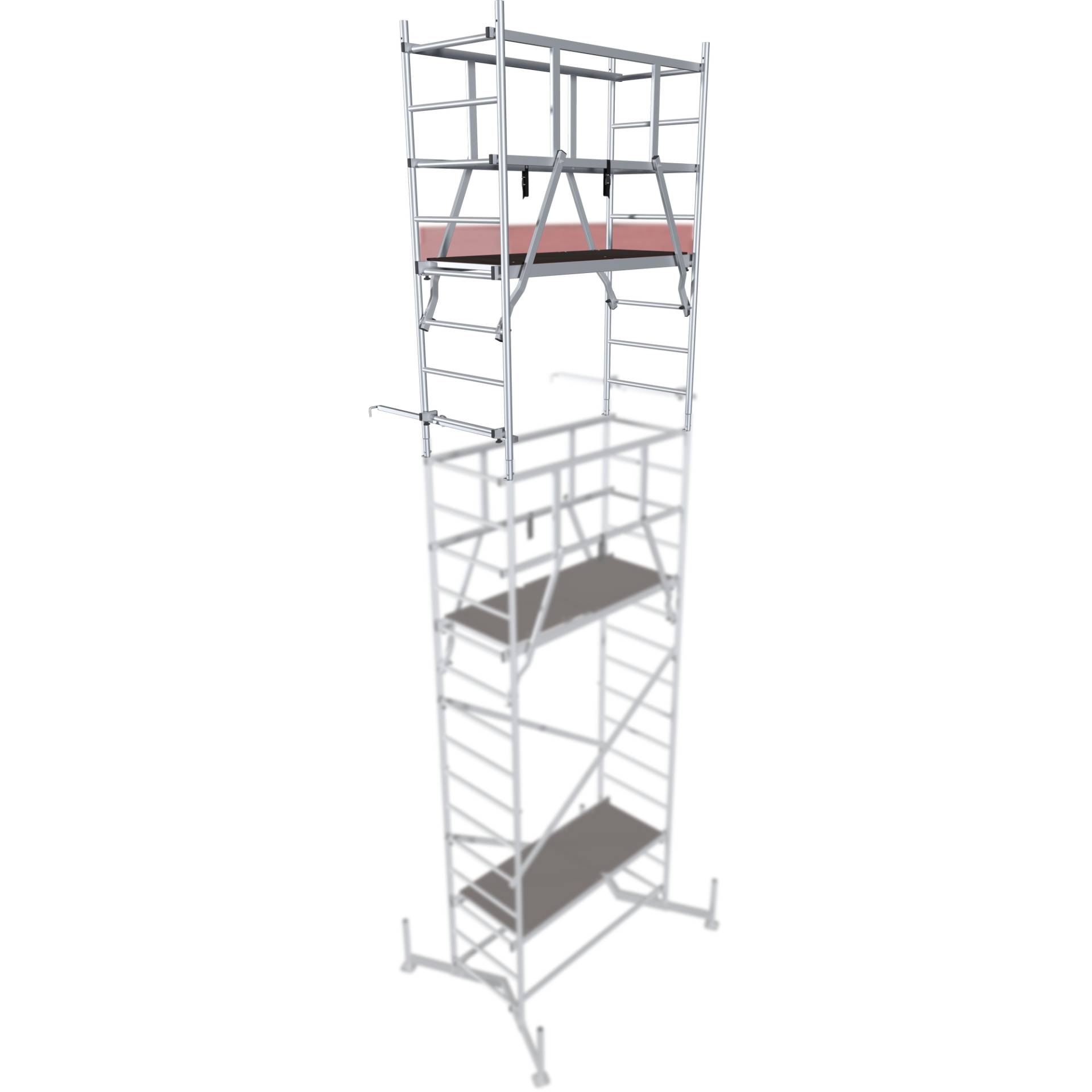 Krause Arbeitsgerüst 'ClimTec' 2. Aufstockung 215 cm von KRAUSE