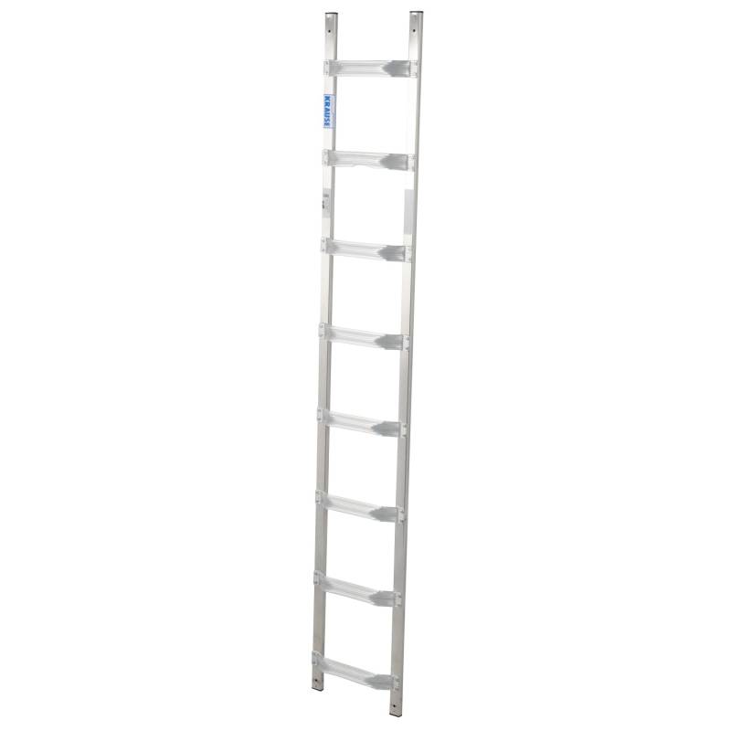Krause Dachleiter 8 Sprossen 225 cm x 40 cm x 7 cm Alu von KRAUSE