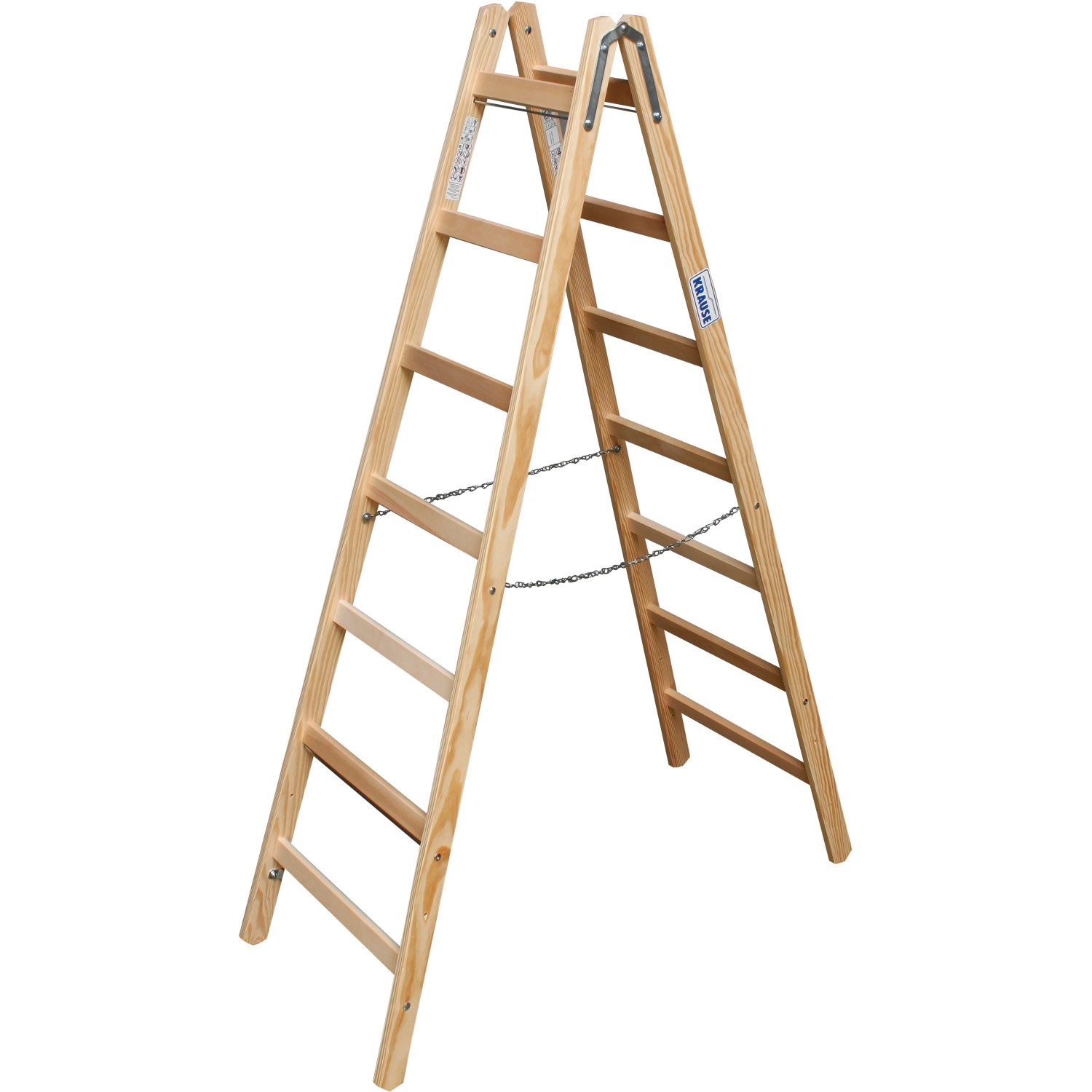 Krause Doppel-Leiter Holz 2 x 7 Sprossen Krause Doppel-Leiter Holz 2 x 7 Sprossen von KRAUSE