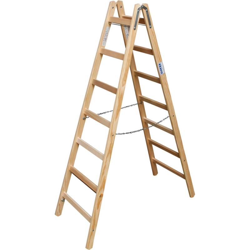 Krause Doppel-Leiter Holz 2 x 7 Sprossen Krause Doppel-Leiter Holz 2 x 7 Sprossen von KRAUSE