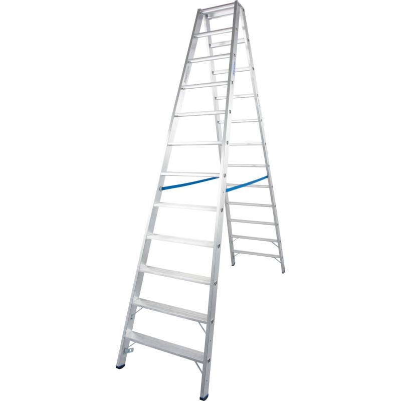 Krause Doppelleiter Stabilo 2 x 12 Stufen 280 cm x 75 cm x 235 cm von KRAUSE