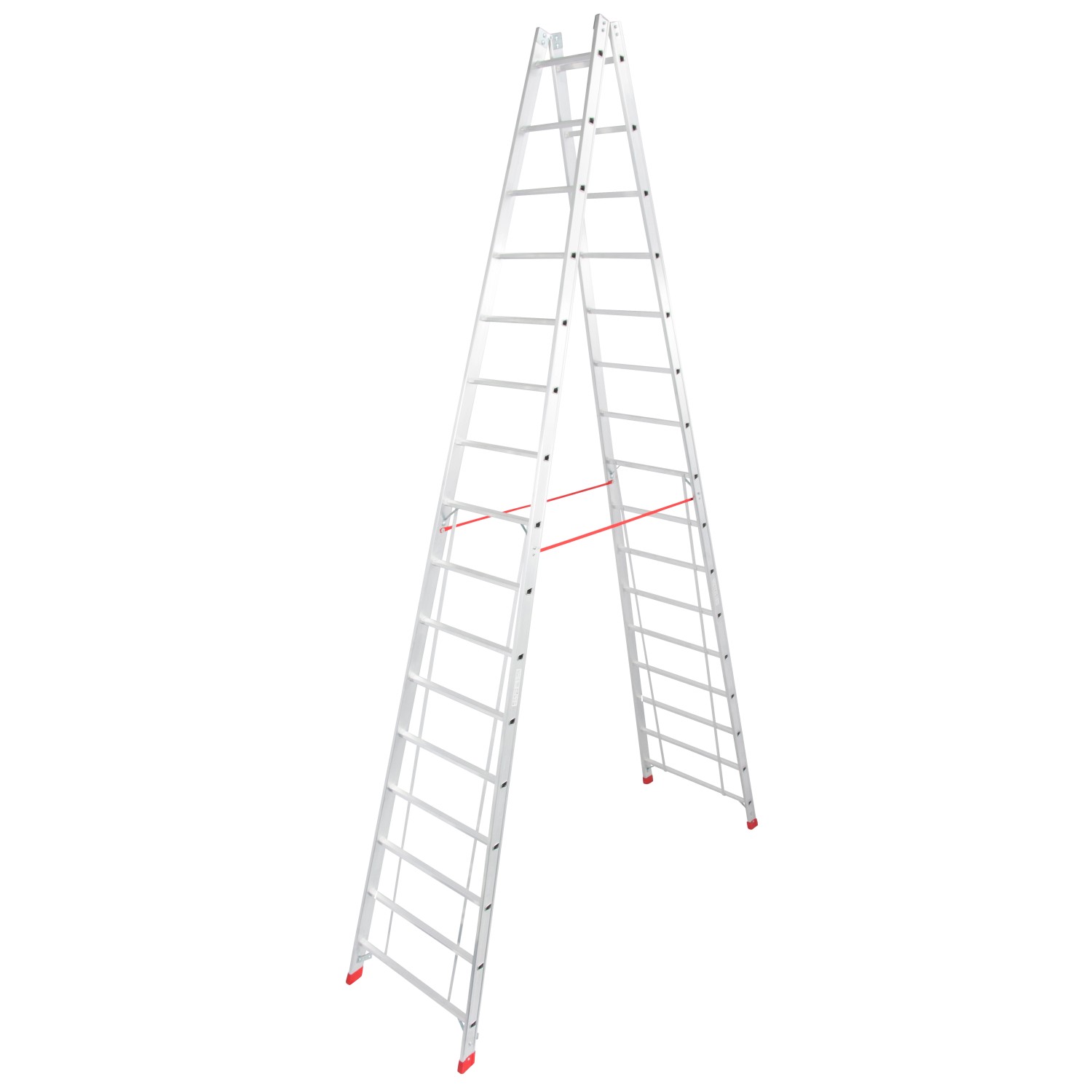 Krause Doppelleiter Stabilo 2 x 16 Sprossen 440 cm x 86 cm x 258 cm Krause Doppelleiter Stabilo 2 x 16 Sprossen 440 cm x 86 cm x 258 cm von KRAUSE