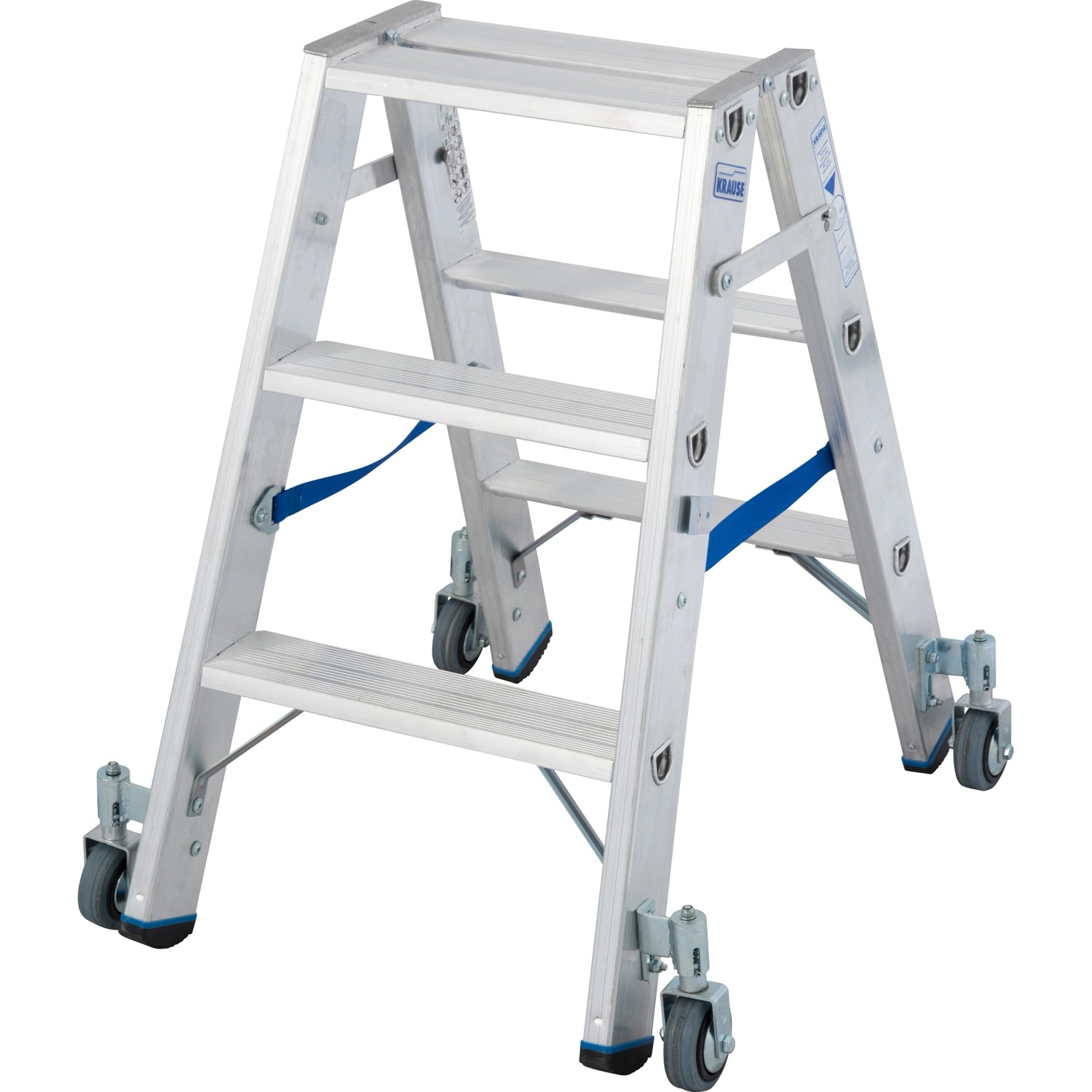 Krause Doppelleiter Stabilo 2 x 3 Stufen Fahrbar 70 cm x 62 cm x 72 cm Krause Doppelleiter Stabilo 2 x 3 Stufen Fahrbar 70 cm x 62 cm x 72 cm von KRAUSE
