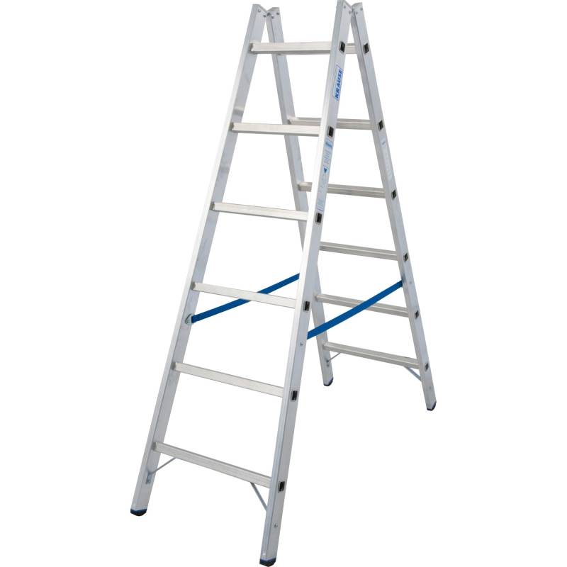 Krause Doppelleiter Stabilo 2 x 6 Sprossen 165 cm x 56 cm x 141 cm von KRAUSE