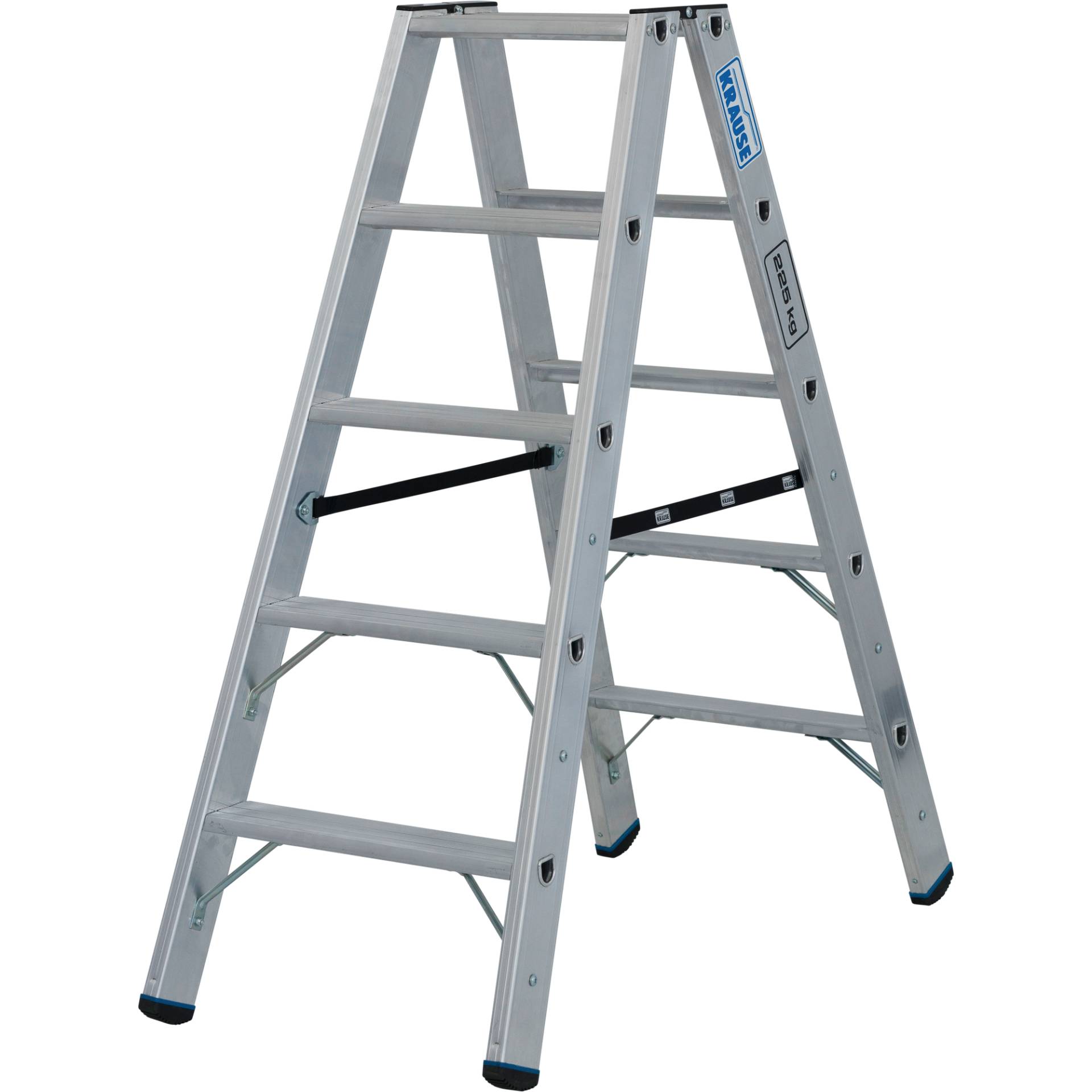Krause Doppelleiter 'Stabilo' aluminium 2 x 5 Stufen, Standhöhe 70 cm Krause Doppelleiter 'Stabilo' aluminium 2 x 5 Stufen, Standhöhe 70 cm von KRAUSE