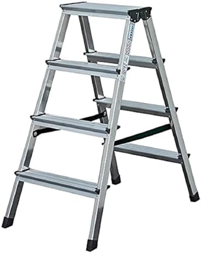 Krause Dopplo Double-Sided Step Ladder Silver von KRAUSE