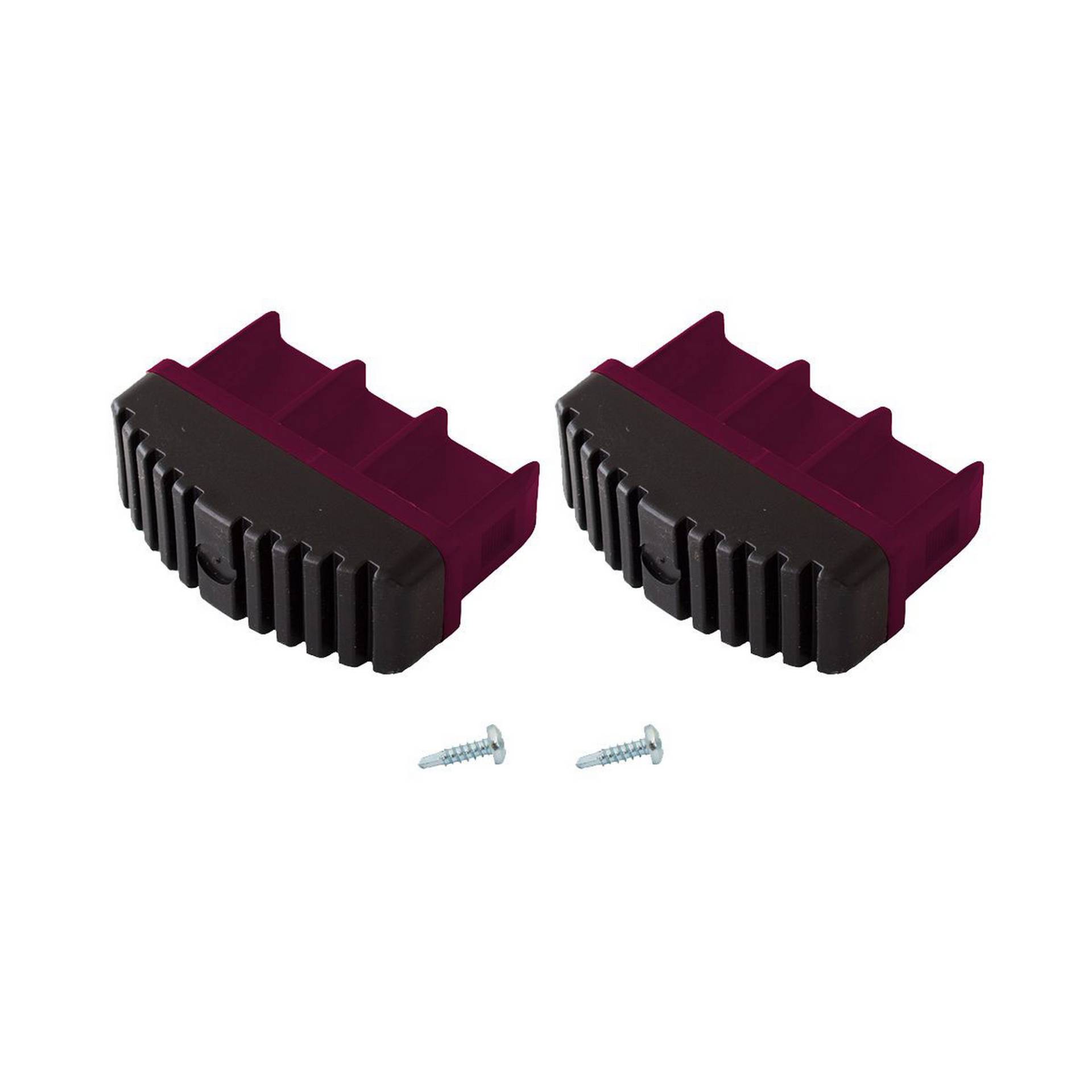 Krause Fußstopfen für Stufenleitern schwarz/violett 77 x 25 mm 2 Stück Krause Fußstopfen für Stufenleitern schwarz/violett 77 x 25 mm 2 Stück von KRAUSE
