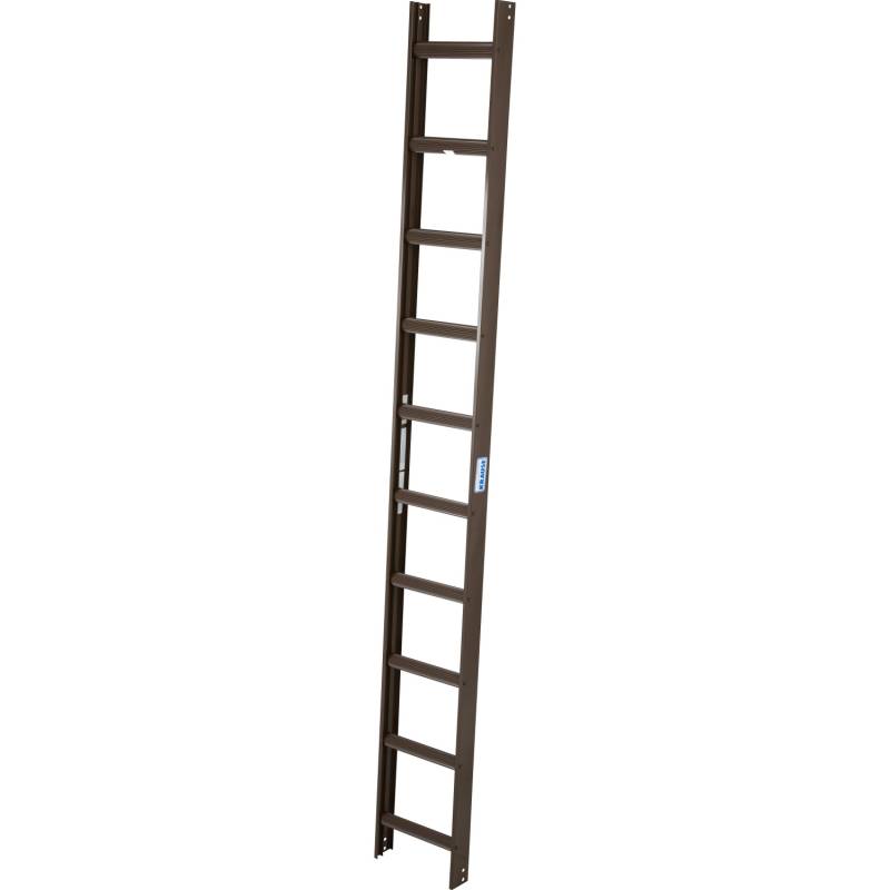 Krause Kaminkehrer-Leiter 10 Sprossen 285 cm x 35 cm x 9 cm Braun von KRAUSE